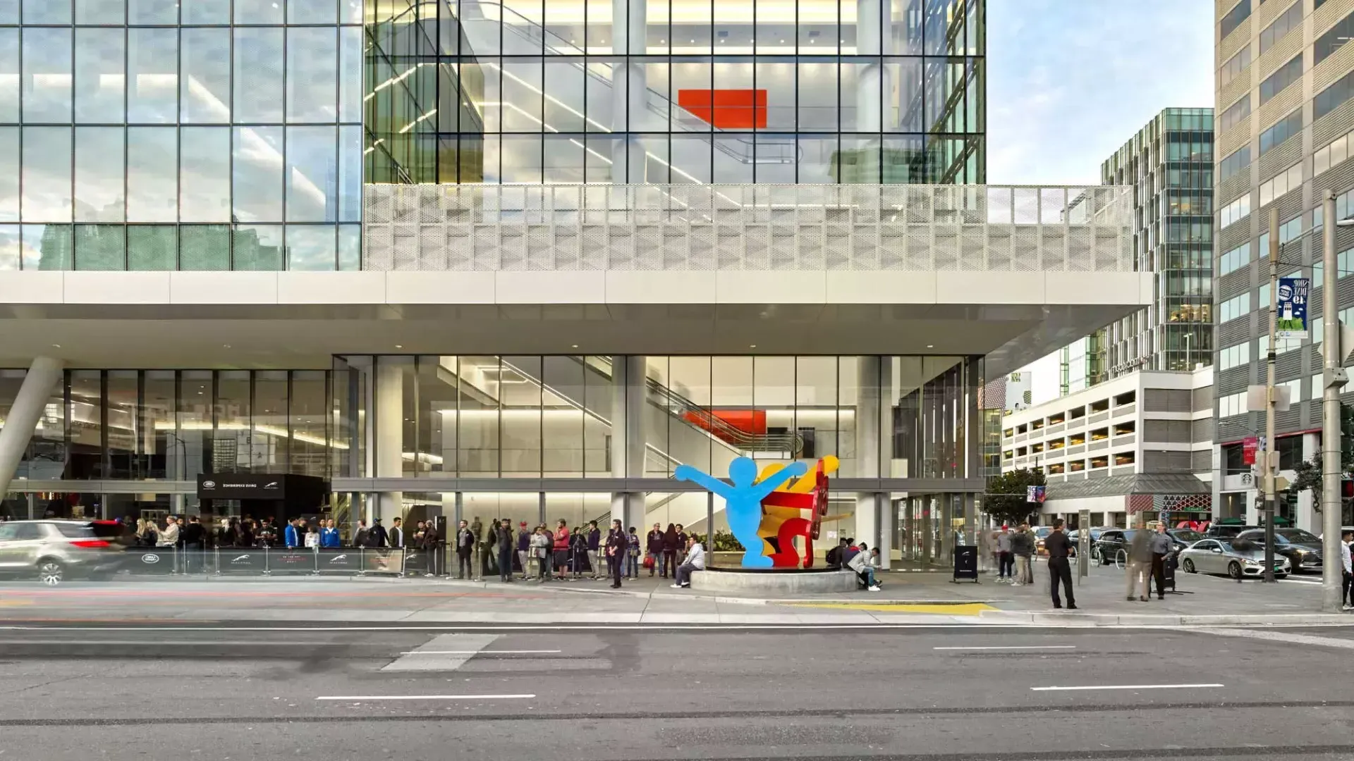 Extérieur du Moscone Center de San Francisco.